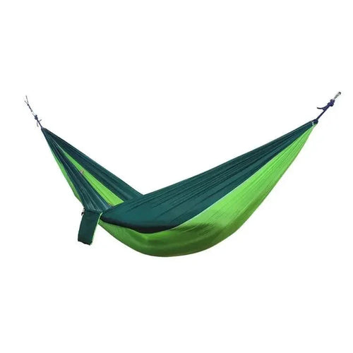 MANDOTOS Adventure Hammock Pack with lightweight, portable hammock and accessories for outdoor camping and relaxing.
