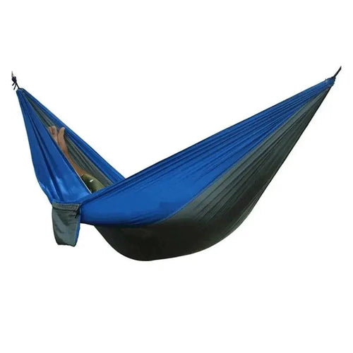 Mandotos Adventure Hammock Pack with lightweight hammock, straps, and carabiners for outdoor camping and relaxation.