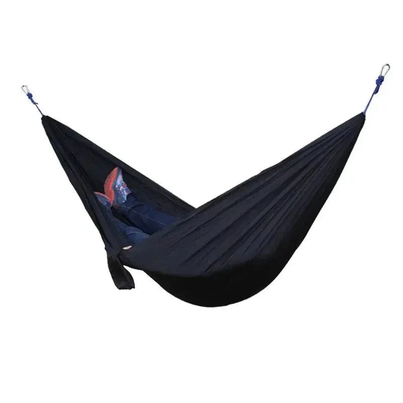Mandotos Adventure Hammock Pack with lightweight hammock, straps, and accessories for outdoor camping and relaxation.