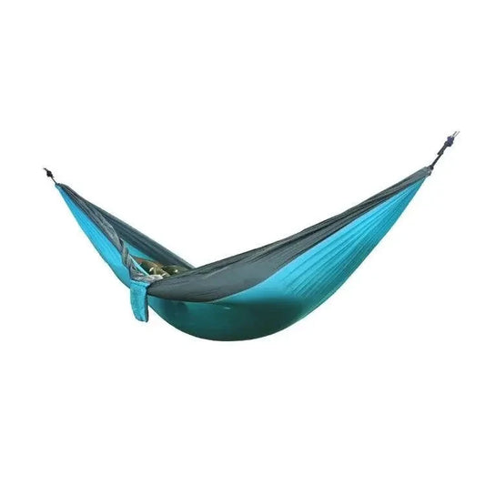 MANDOTOS Adventure Hammock Pack with lightweight hammock, straps, and accessories for outdoor camping and relaxation.