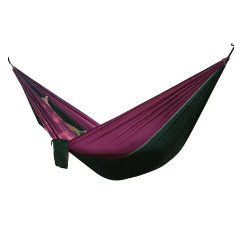 Mandotos Adventure Hammock Pack with durable fabric, straps, and carabiners for outdoor camping and relaxing in nature.