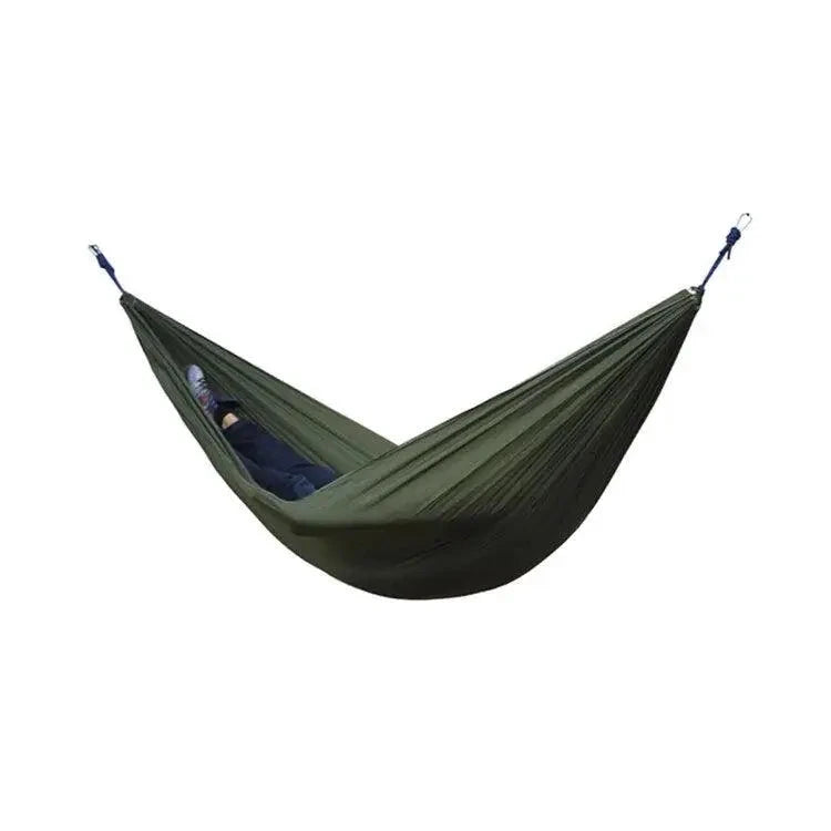 Mandotos Adventure Hammock Pack with sturdy hammock, straps, and accessories for outdoor camping and relaxation.