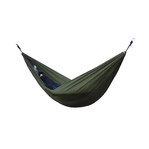 Mandotos Adventure Hammock Pack with sturdy hammock, straps, and accessories for outdoor camping and relaxation.