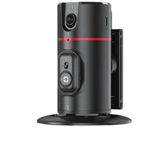 Mandotos AI 360° facial track stabilizer attached to a camera for smooth, professional video recording and facial motion tracking.