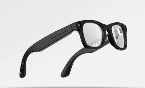 Mandotos AI Camera Smart Glasses with sleek design, featuring built-in camera and smart technology for hands-free capturing.