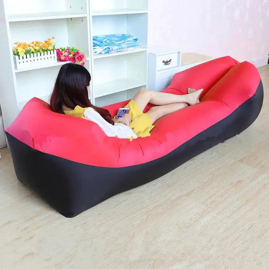 Mandotos AirLounge Elite sofa bed showcasing its sleek design and versatile functionality in a modern living space.