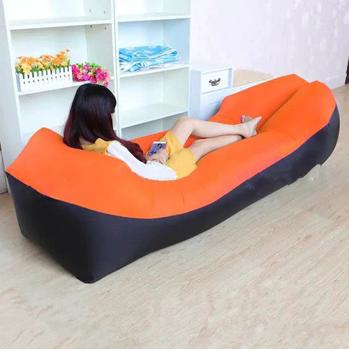 Mandotos AirLounge Elite sofa bed with sleek design, showcasing its stylish comfort and versatile functionality in a modern living space.
