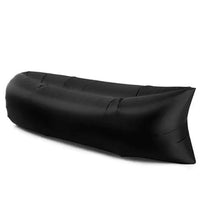Mandotos AirLounge portable beach seat showing comfortable fabric and compact design for easy relaxation anywhere.