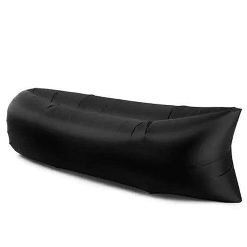 Mandotos AirLounge portable beach seat showing comfortable fabric and compact design for easy relaxation anywhere.
