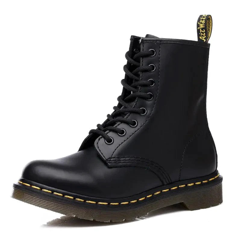 All-Season Leather Boots - MANDOTOS
