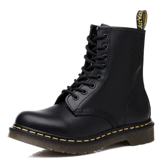 All-Season Leather Boots - MANDOTOS