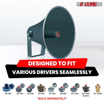 All-Weather 16-inch PA Speaker Horn - MANDOTOS