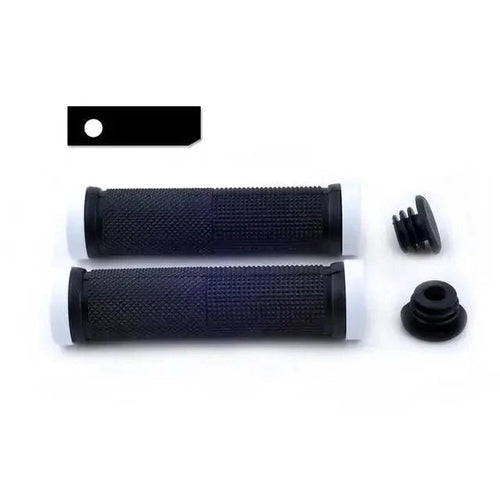 Mandotos Alloy Ultimate Comfort Bike Grips showcasing ergonomic design and textured surface for smooth, secure riding.