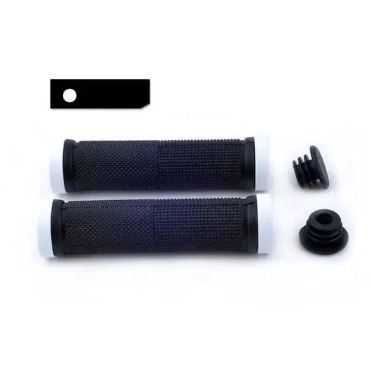 Mandotos Alloy Ultimate Comfort Bike Grips showcasing ergonomic design and textured surface for smooth, secure riding.