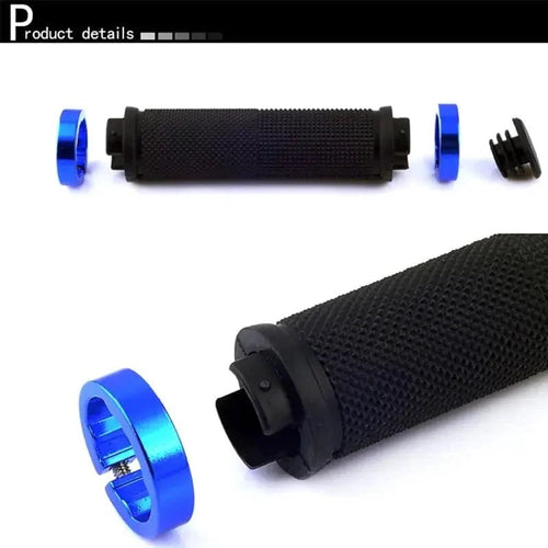 Mandotos Alloy Ultimate Comfort Bike Grips with ergonomic design for a secure, comfortable hold during riding.