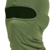 Mandotos Alpine full face cover in black, designed for warmth and protection during outdoor winter activities.