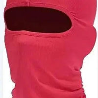 Mandotos Alpine full face cover in black, designed for outdoor protection and ski or snowboarding activities.
