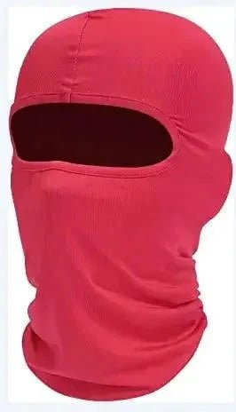 Mandotos Alpine full face cover in black, designed for outdoor protection and ski or snowboarding activities.