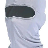 Mandotos Alpine full face cover showing a snug, black protective mask designed for outdoor winter activities and snow sports.