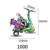 Mandotos AluSpin Reel Master fishing reel with sleek metallic finish and ergonomic handle for smooth casting and retrieval.
