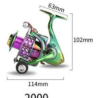 Mandotos AluSpin Reel Master fishing reel with lightweight aluminum body and ergonomic handle for smooth casting and retrieval.