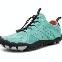 Mandotos AquaFlex men's five-finger shoes with flexible design and individual toe pockets for enhanced movement and comfort.