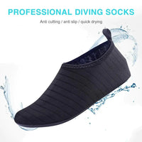 Mandotos AquaFlex unisex water shoes with quick-dry fabric, designed for beach, yoga, and swimming activities.