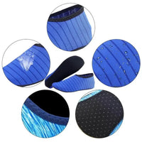 Mandotos AquaFlex unisex water shoes with quick-dry fabric, designed for beach, yoga, and swimming activities.