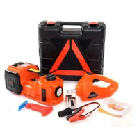 Mandotos Auto Electro-Lift Jack in black with control buttons, designed for vehicle lifting and maintenance.