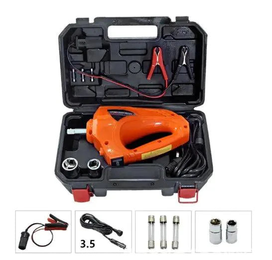 Mandotos Auto Electro-Lift Jack for vehicle lifting, featuring a compact design and electrical operation for easy use.