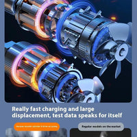 Mandotos AutoCharge Cylinder for automotive maintenance, showing the sturdy metal body and connection ports.
