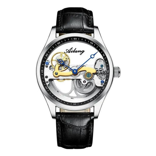 Automatic Mechanical Watch Creative Hollow Male Watch Generation Silicone Band Watch - MANDOTOS