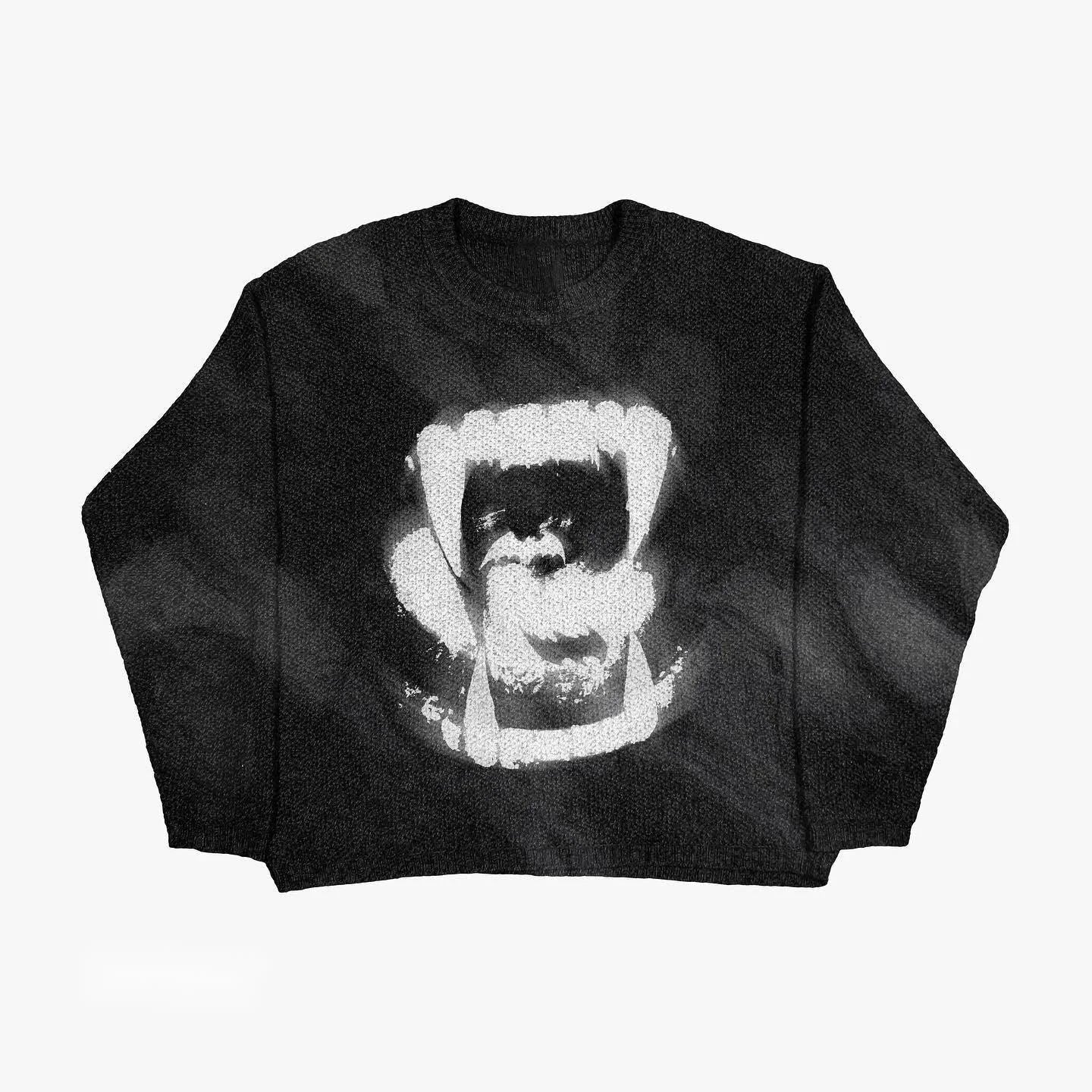Mandotos women's autumn and winter sweater in cozy knit fabric, featuring a stylish design and long sleeves.