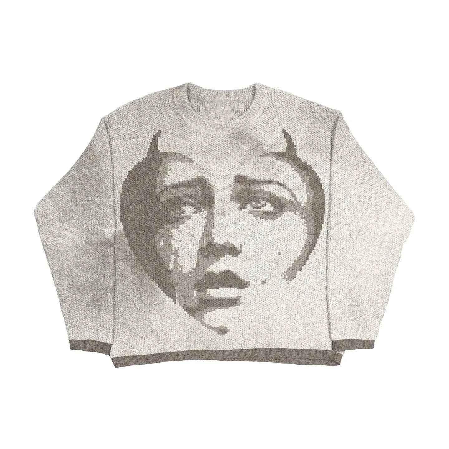 Mandotos women's autumn and winter sweater in cozy knit, featuring a stylish design perfect for cold weather.