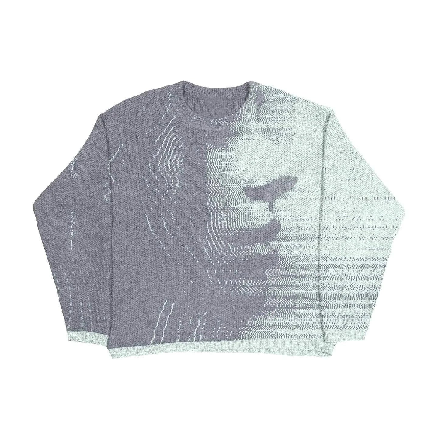 Mandotos women's autumn and winter sweater in cozy knit with a stylish design, perfect for cold weather.
