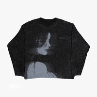 Mandotos women's autumn and winter sweater in cozy knit, featuring a warm, stylish design suitable for cold weather.