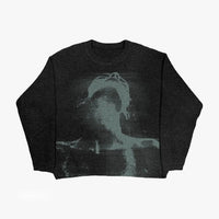 Mandotos women's autumn and winter sweater featuring cozy knit fabric in a stylish design, perfect for cold weather.