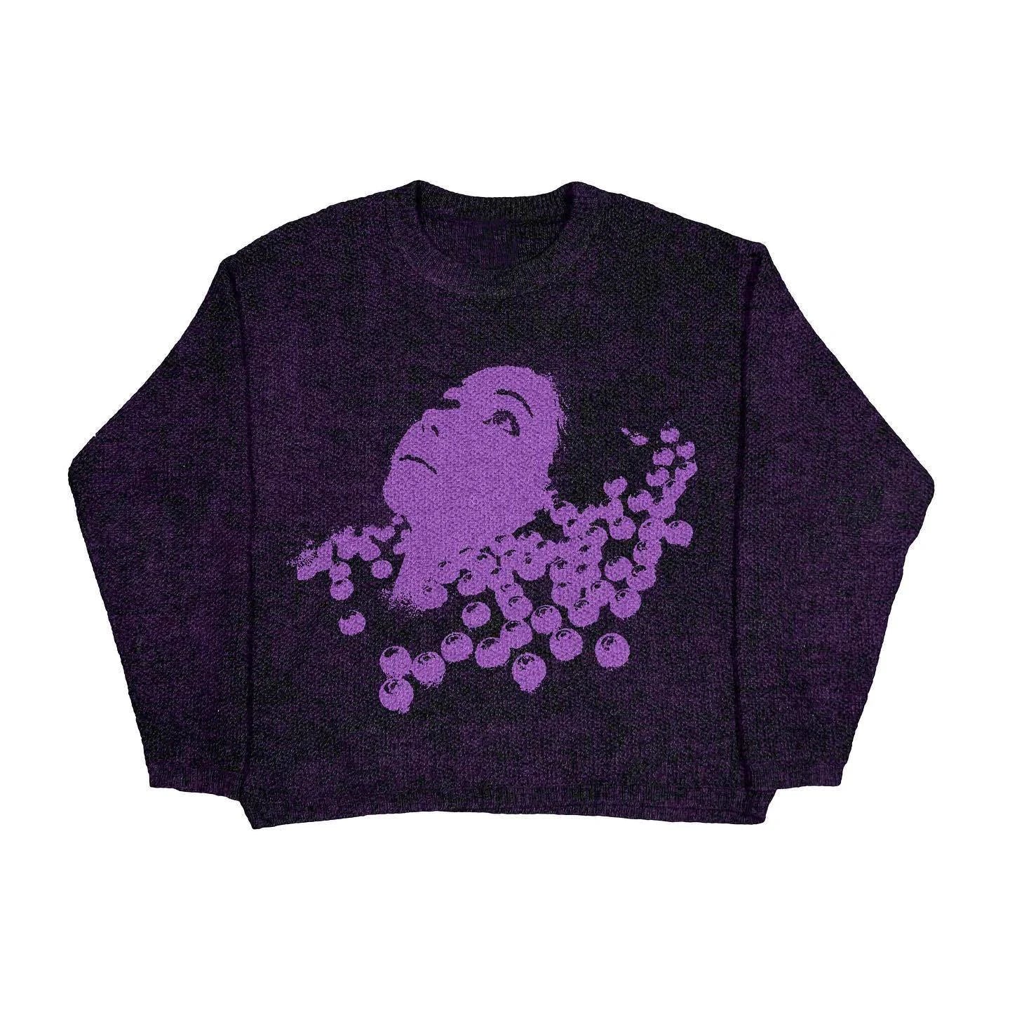Mandotos women's autumn and winter sweater in cozy knit fabric, featuring a stylish design perfect for cold weather.