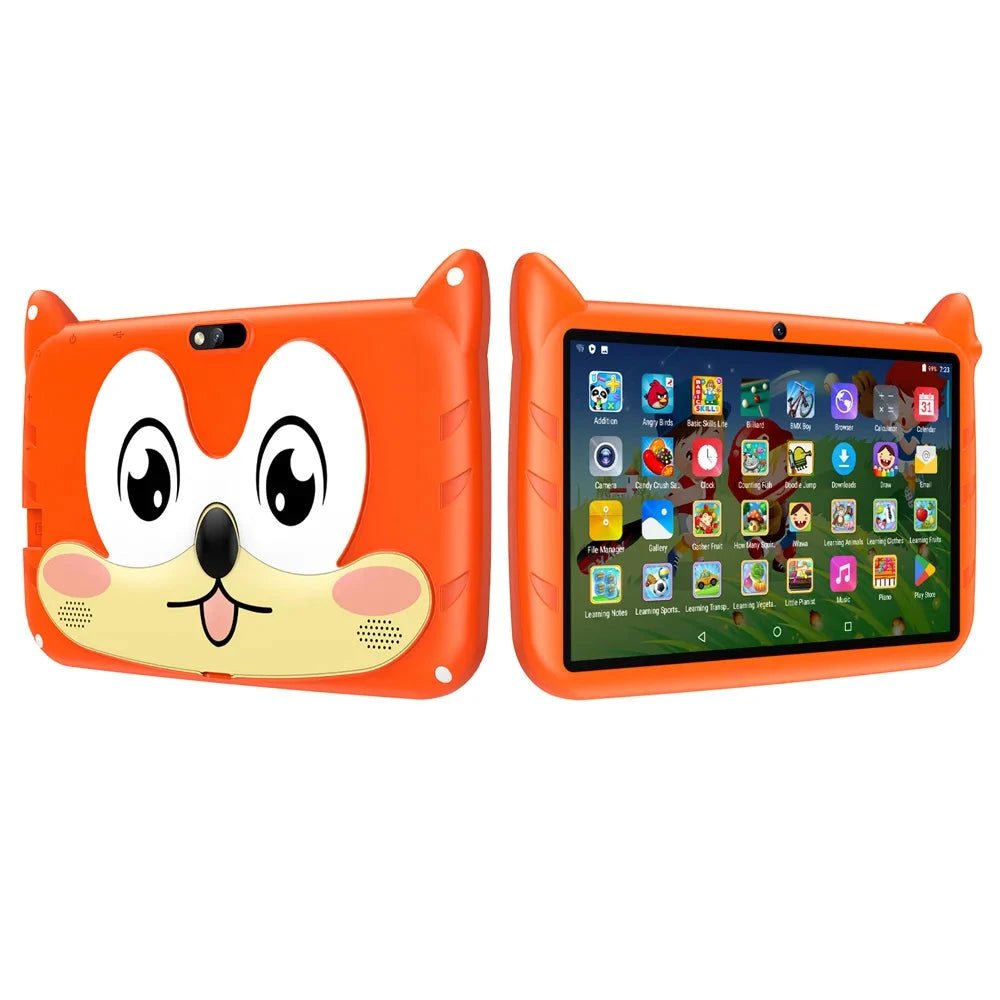 BDF 7 Inch Kid Tablet Android 13, 4GB RAM 64GB ROM,1TB Expand,5G WiFi,4000MAH Battery,Dual Camera, Children's Gift Kids Software - MANDOTOS