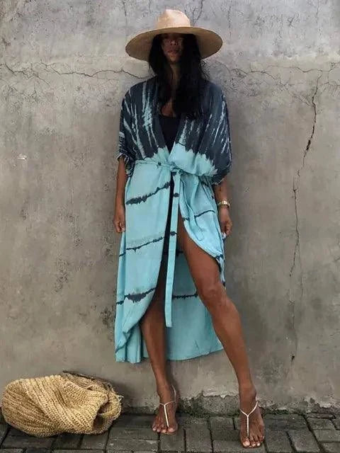 Mandotos Beach Chic Cover-Up with lightweight, breezy fabric, perfect for stylish sun-kissed beach adventures.