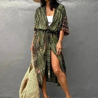 Mandotos Beach Chic Cover-Up with lightweight fabric and relaxed fit, perfect for sun-kissed beach adventures.