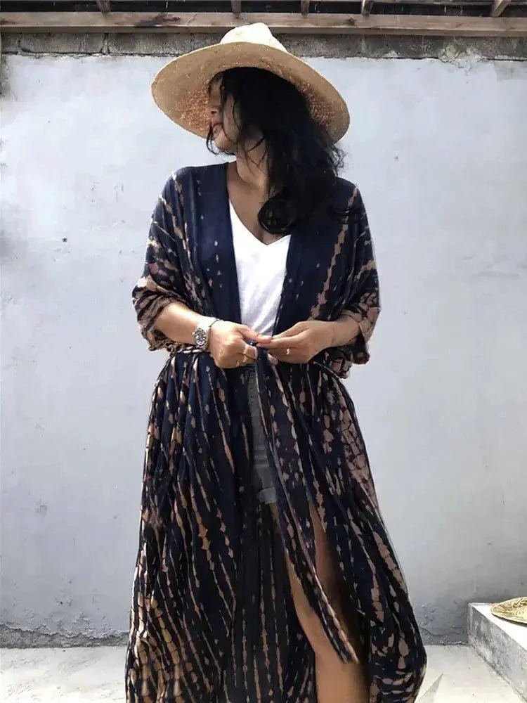 Mandotos Beach Chic Cover-Up with lightweight, breezy fabric, perfect for sun-kissed beach adventures and effortless summer style.