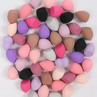 Mandotos beauty sponge set with 6 to 60 foundation mixing puffs, soft, versatile makeup applicators for smooth foundation blending.
