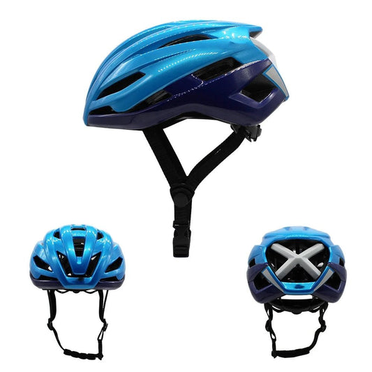 Mandotos men's road race bike helmet with reflective surface, lightweight design, and safety features for cycling and cyclocross riding.