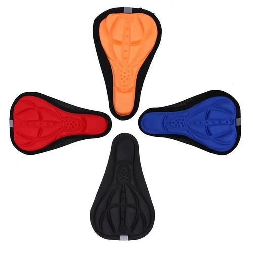 Mandotos Bike Bliss Comfort Gel Seat Cushion providing ergonomic support for a comfortable, smooth ride on bicycles.