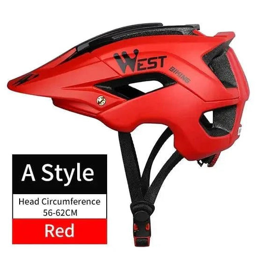 Mandotos BikeRide AirFlow helmet with multiple ventilation vents, lightweight design, and adjustable straps for maximum comfort.