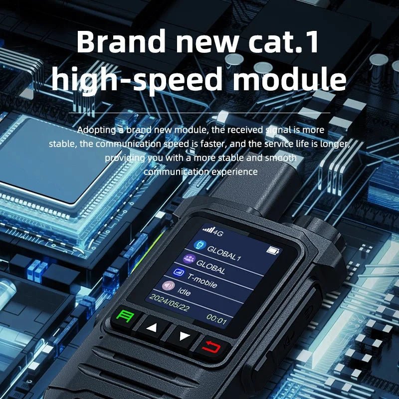 BINQI-K6 4G POC Walkie Talkie - 5000km Global Range - MANDOTOS