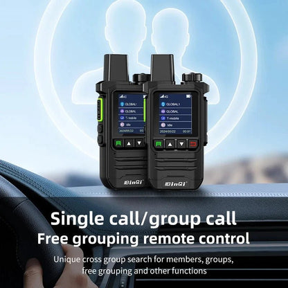 BINQI-K6 4G POC Walkie Talkie - 5000km Global Range - MANDOTOS