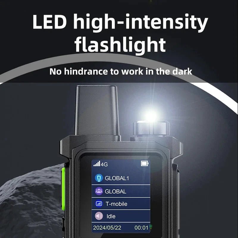 BINQI-K6 4G POC Walkie Talkie - 5000km Global Range - MANDOTOS