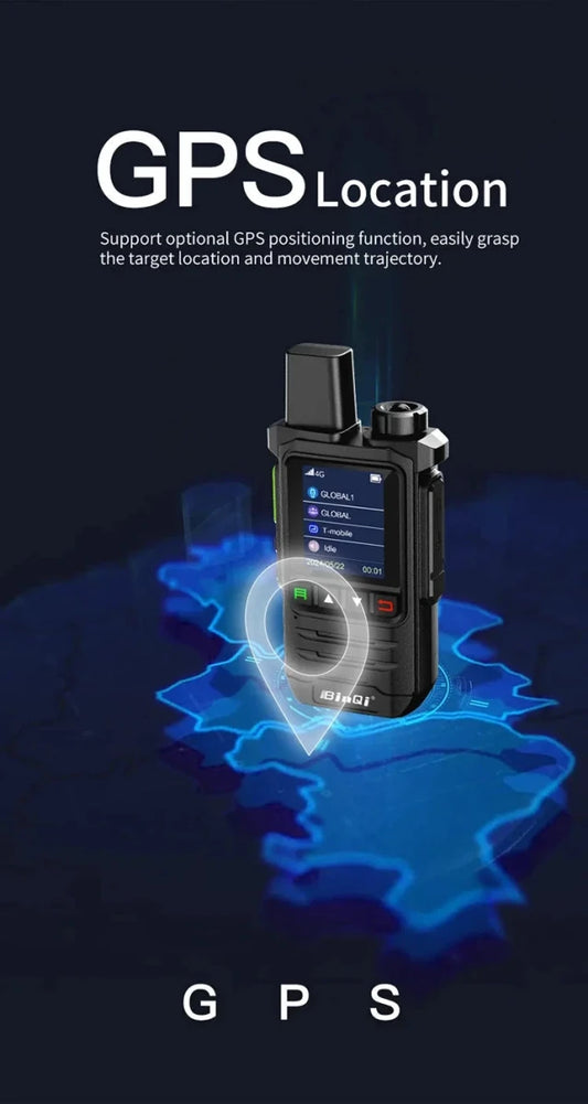 BINQI-K6 4G POC Walkie Talkie - 5000km Global Range - MANDOTOS